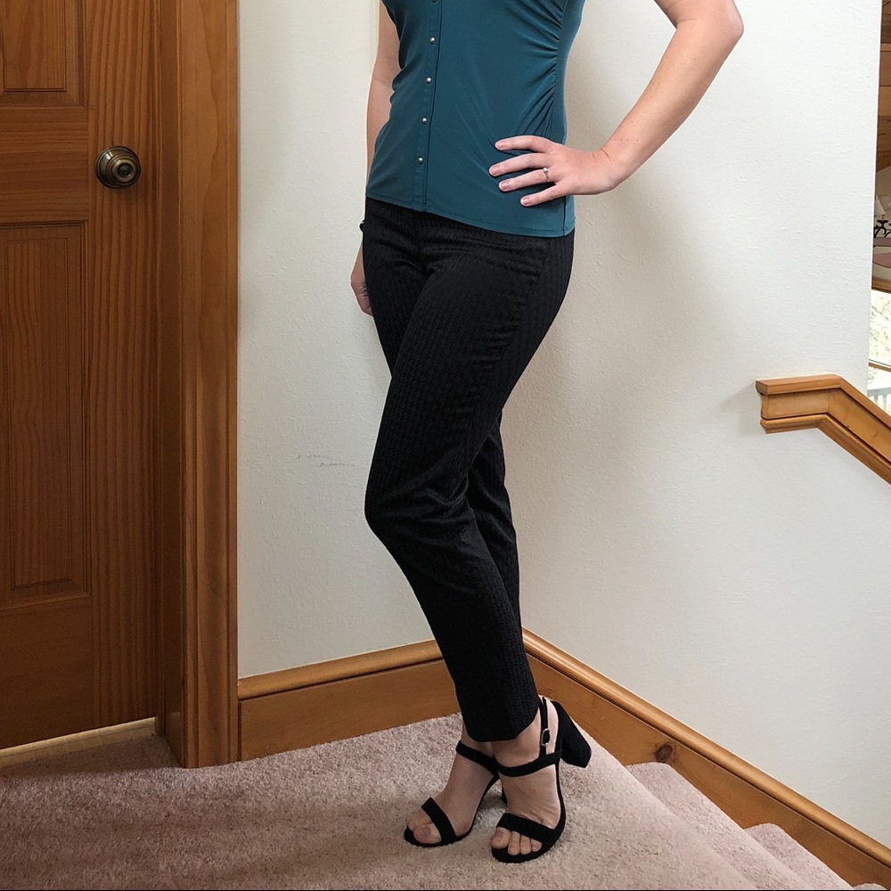 Black Slack With Diamond Pattern - image 1